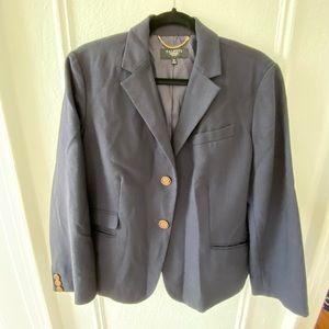 Navy Wool Blazer